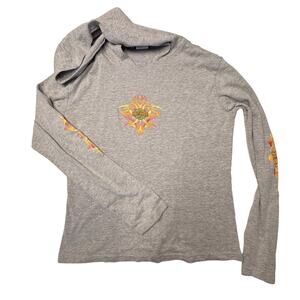 Vintage Harley Davidson Motor Cycle Thorp's Pullover Hoodie long sleeve XL